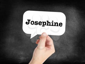 Josephine written in a speechbubble 