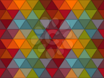 Royalty Free Clipart Image of a Triangle Background