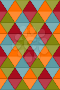 Royalty Free Clipart Image of a Triangle Background