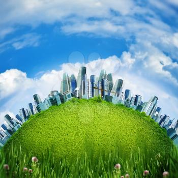 Eco City, abstract environmental backgrounds for your design