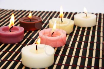 Royalty Free Photo of Burning Candles