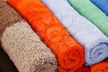 Royalty Free Photo of Colourful Towels