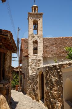 Old church in Kakopetria village, Cyprus.