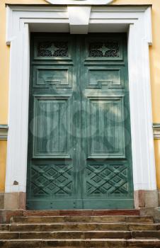 Old door in Stockholm, Sweden.