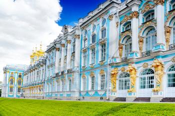 Katherine's Palace hall in Tsarskoe Selo (Pushkin), Russia