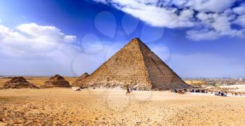 Great Pyramid of Giza, called the pyramid of Pharaoh Khufu. Egypt