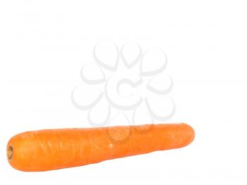 Fresh carrot  on white background. Isolated.