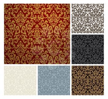 Seamless pattern six colors
