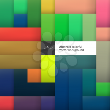 Color squares. Abstract geometric colorful background. With space for text