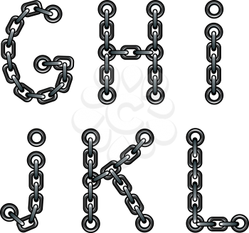 Chained alphabet