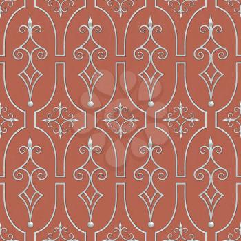 Wrought Patterns. Seamless Tileable Texture.
