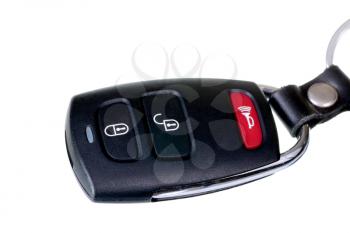 Macro shot of a keyless remote car key control