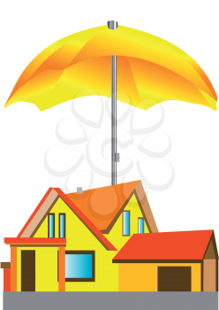 house under the umbrella