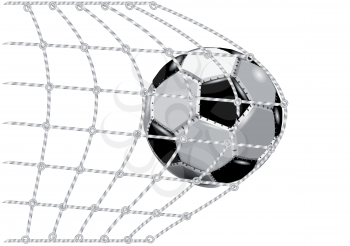 soccer goal isolated on a white background