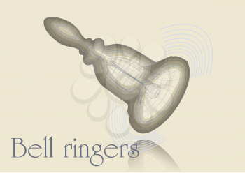 bell ringers with text and sound sign
