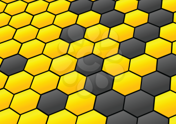 honeycomb background.  Abstract  pattern of stylized comb 