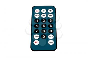 Remote control isolated on white background