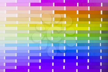 Vector colour card (paper) with various colors
