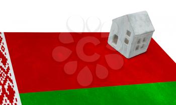Small house on a flag - Living or migrating to Belarus