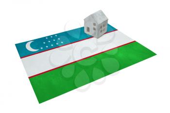 Small house on a flag - Living or migrating to Uzbekistan