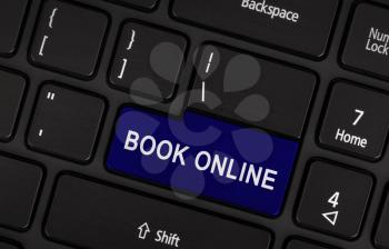 Blue book online button on laptop keyboard