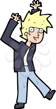 Royalty Free Clipart Image of a Boy 