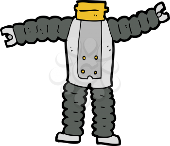 Royalty Free Clipart Image of a Spacesuit