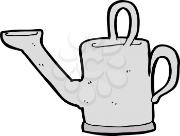Royalty Free Clipart Image of a Watering Can