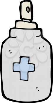 Royalty Free Clipart Image of a Medical Aerosol Can