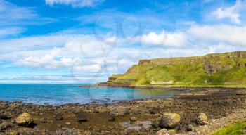 Giant's Causeway in a beautiful summer day, Northern Ireland