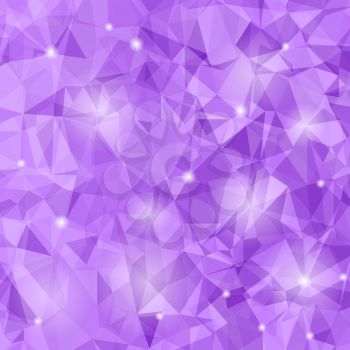 Abstract Purple Polygonal Background. Abstract Polygonal Pattern
