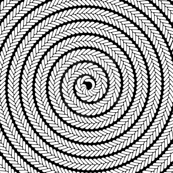 Abstract White Spiral Pattern. Abstract White Spiral Background