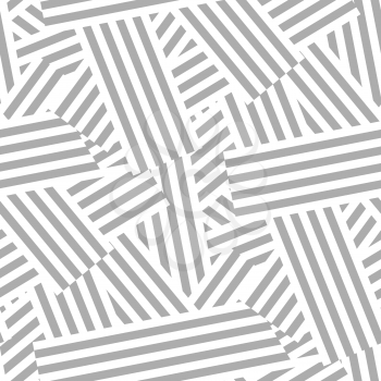 Grey Striped Background. Seamless Abstrtact Line Pattern
