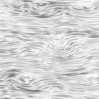 Wave Stripe Background. Grunge Line Textured Pattern