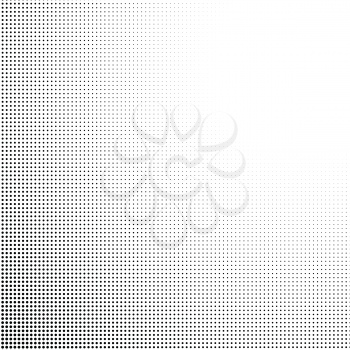 Halftone Pattern. Set of Dots. Dotted Texture on White Background. Overlay Grunge Template. Distress Linear Design. Fade Monochrome Points. Pop Art Backdrop.