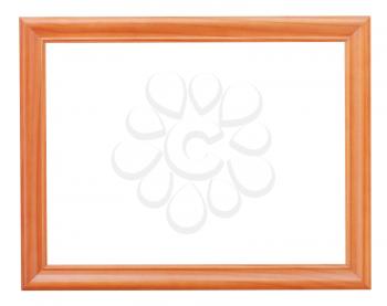 new classical picture frame with cutout canvas isolated on white background