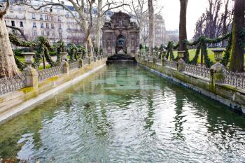 view of Fontaine de Medicis, Jardin du Luxembourg, Paris