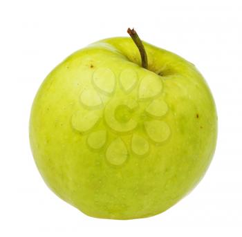 green granny smith apple isolated on white background