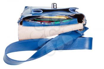 contents of his pockets a small female handbag