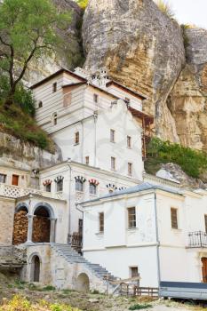 buildings of Saint Uspensky Cave Monastery (Assumption Monastery of the Caves), Crimea