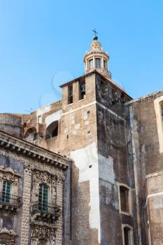 Church of Benedictine Monastery of San Nicola l'Arena in Catania city, Sicily, Italy