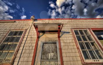 Old Abandoned Garage Service Station Canada