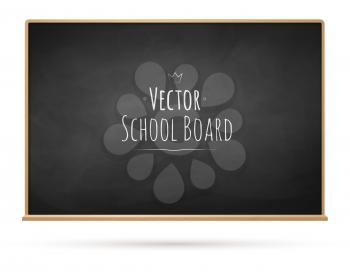 Chalkboard. Vector illustration.
