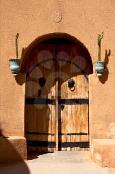 old door in hotel in the city of matmata tunisia
