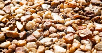 in south africa close up of the rocks stones near the beach and blur light