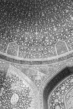 blur in iran abstract texture of the  religion  architecture mosque roof persian history