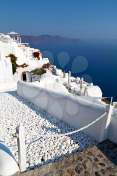 in    europe    vacation  cyclades santorini old town white and the sky