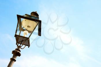 europe in the sky of italy lantern and   abstract illumination