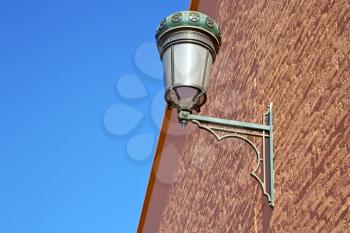  street lamp in morocco africa old lantern   the outdoors and decoration  brick