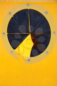 abstract pac man in the isle of lanzarote spain africa
